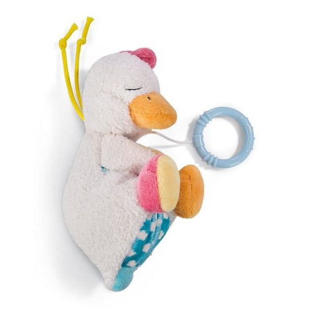 NICI NICI MFN plyš Husa Gilli spící na zavěšení s hracím strojkem,20cm