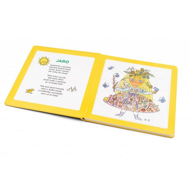 OD JARA DO ZIMY – Puzzle, básničky, omalovánky, kvízy Baagl