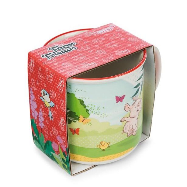 NICI NICI hrníček Farm Friends porcelán, 240ml, dárkové balení