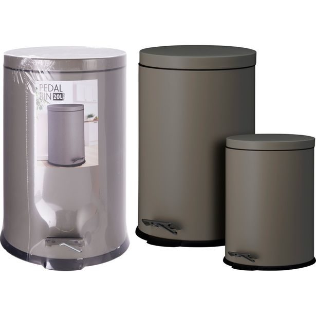 EXCELLENT HOUSEWARE Odpadkový koš sada 2 ks 5 a 20 litrů KO-C88000110