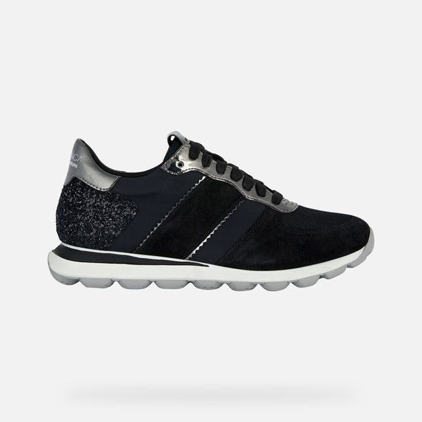 Černé dámské tenisky Geox Spherica Vseries