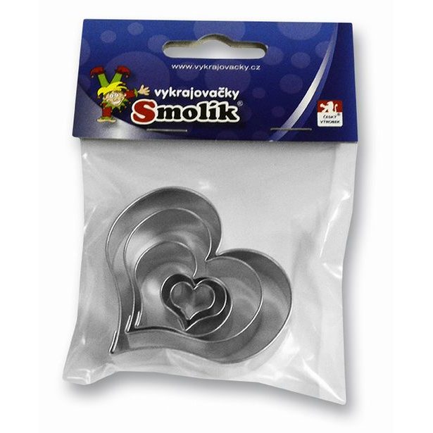 vykr. 0744 Srdíčka prohnutá, sada-5ks