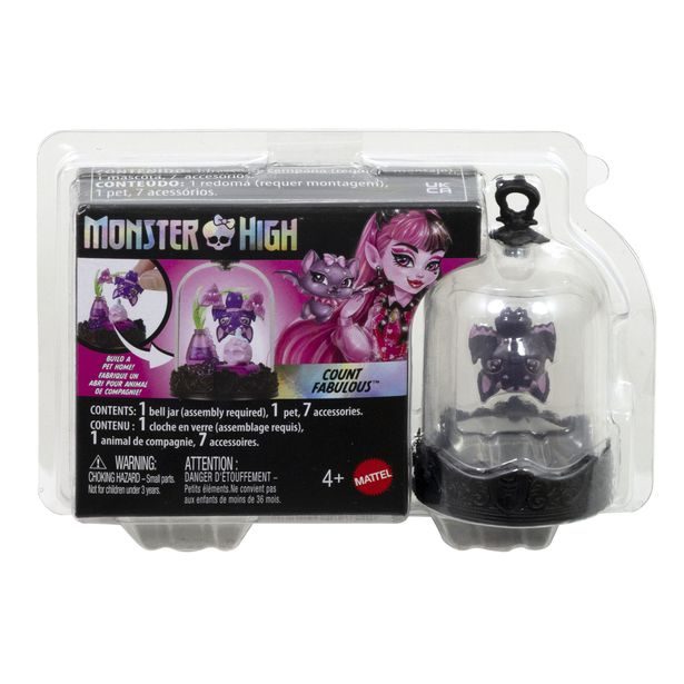 Monster High klíčenka s příšerkovským mazlíčkem asst
