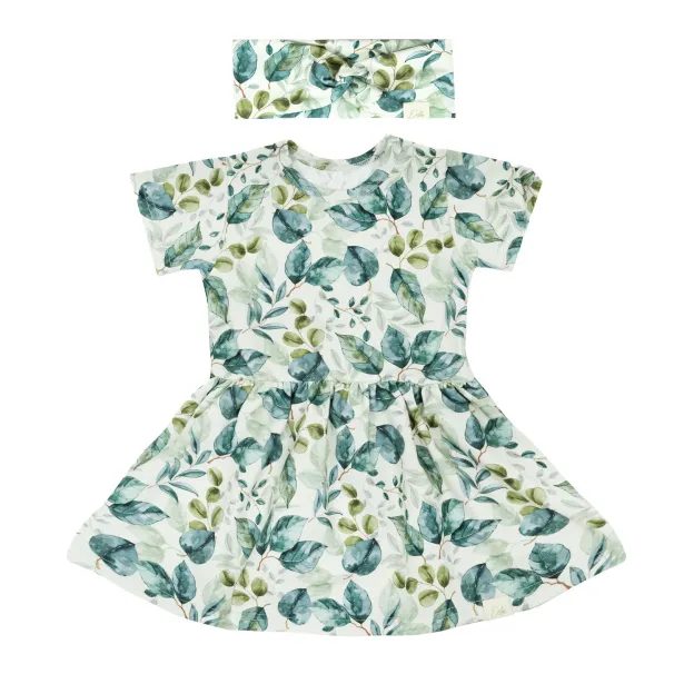 ESITO Čelenka do vlasů Leaves - šedá