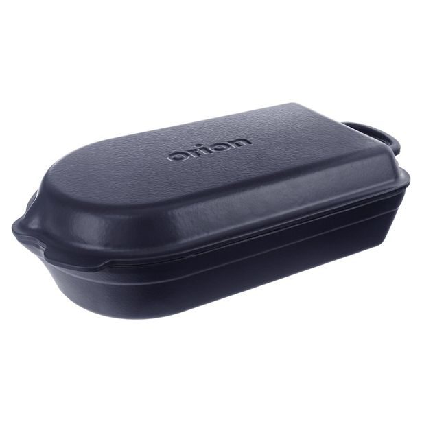 Pekáč LITINA SMALT oboustranný 42,5x22 cm