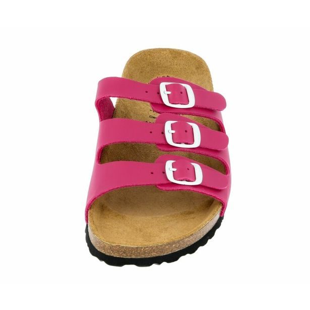 Dívčí pantofle LICO Bioline Pink 560003 – korkové, anatomické