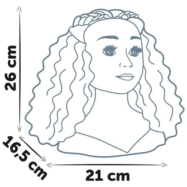 My Beauty Česací hlava Afro