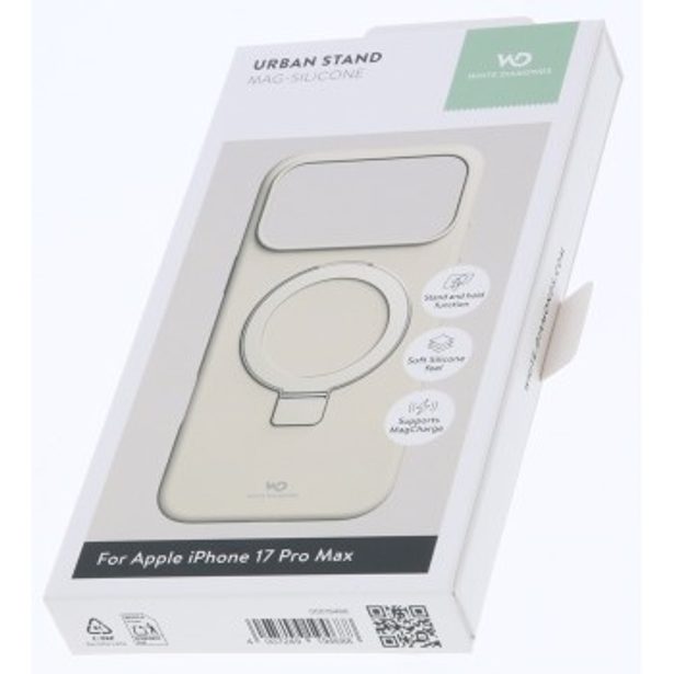 White Diamonds Mag Urban Stand Case, kryt pro Apple iPhone 17 Pro Max, MagSafe kompatibilní, pískový