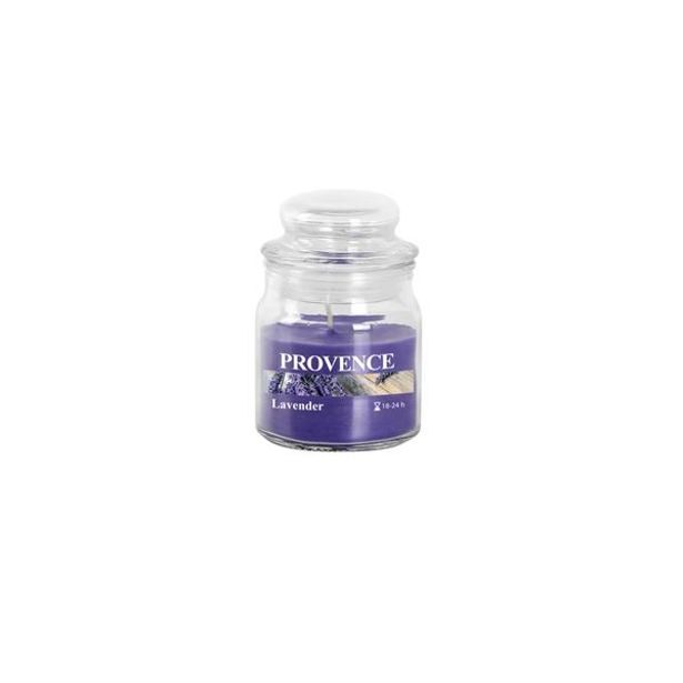 Provence SVÍČKA VE SKLE S VÍČKEM 70G, LEVANDULE_hamashop