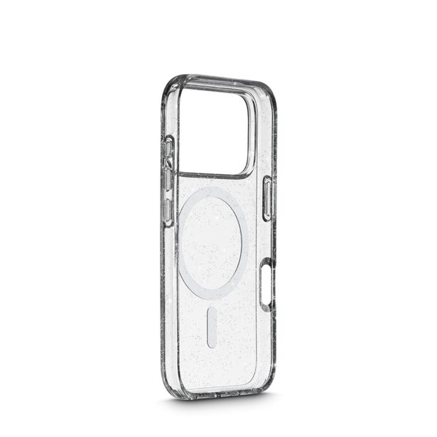 White Diamonds Mag Glitter, kryt pro Apple iPhone 17 Pro, magnetický, průhledný s třpytkami