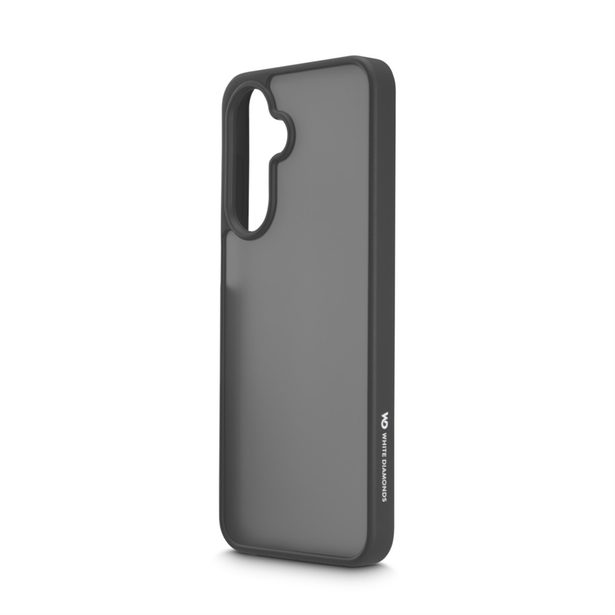 White Diamonds Hybrid Case, kryt pro Samsung Galaxy A17/A17 5G, matný, poloprůhledný černý