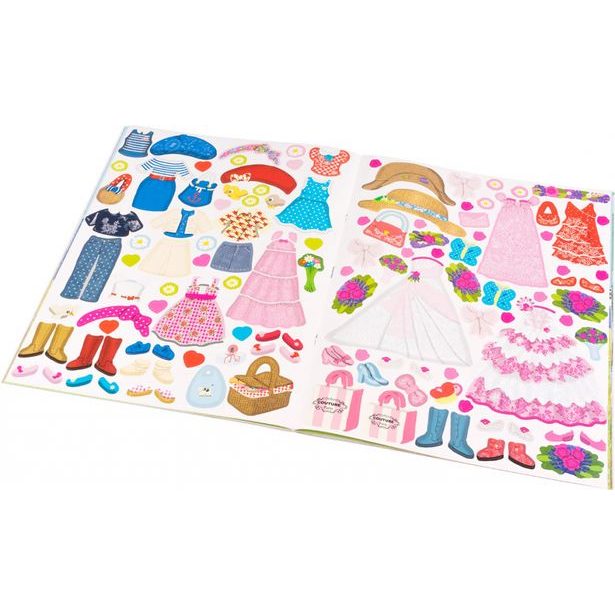 Šaty pre EMMU – Kniha samolepiek      Baagl