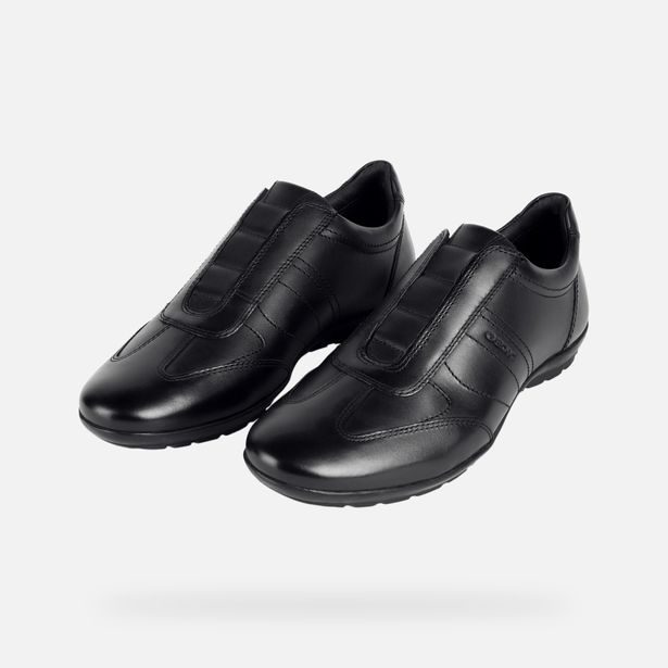 Černá pánská společenská obuv Geox Uomo Symbol
