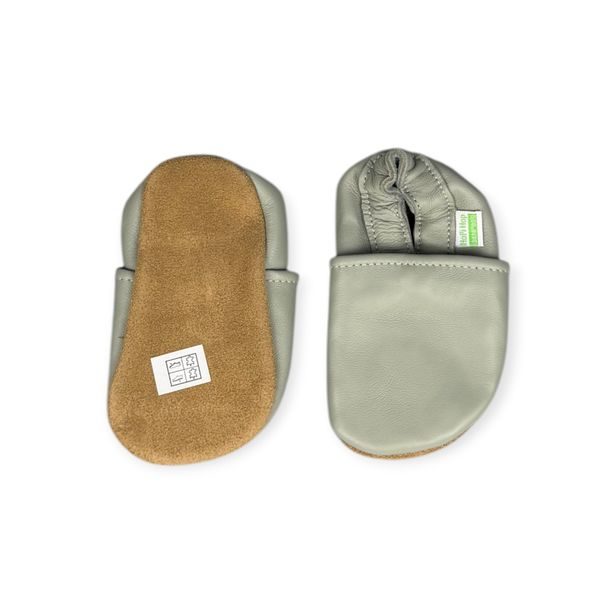 Hopi Hop Barefoot kožené capáčky - světle šedá