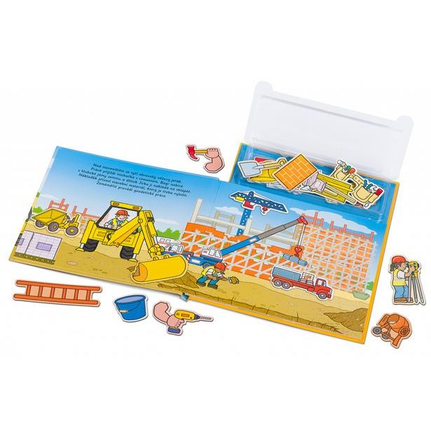 STAVBA ─ Knížka s magnetkami