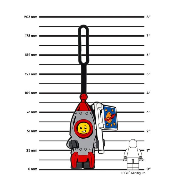 LEGO Iconic Jmenovka na zavazadlo - Raketa