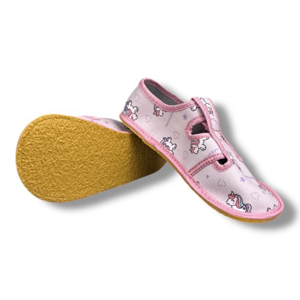 Raweks ZUZIA ZA02 – dětské barefoot přezůvky - Unicorn