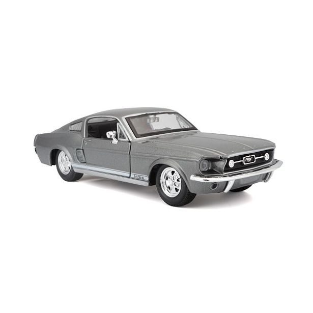 Maisto Maisto - 1967 Ford Mustang GT, metal šedá, 1:24