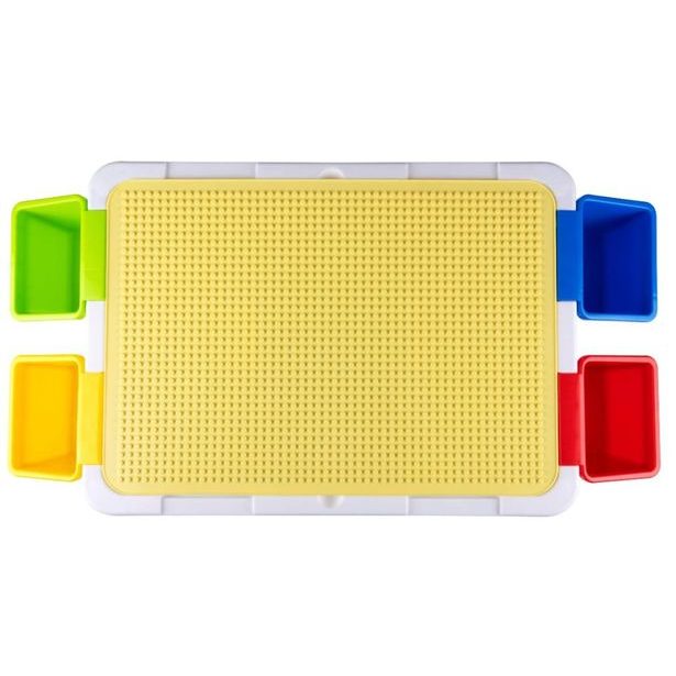 EDDY TOYS Dětský stůl na stavění včetně kostek sada 300 ks ED-226675