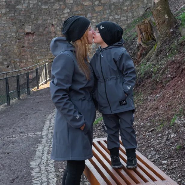 ESITO Dětská parka Elega Grey - šedá / 86