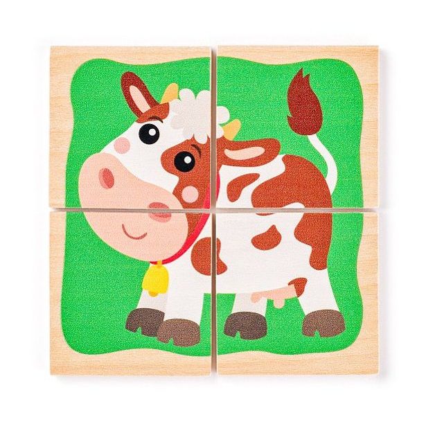 WOODY Minipuzzle - Zvířátka