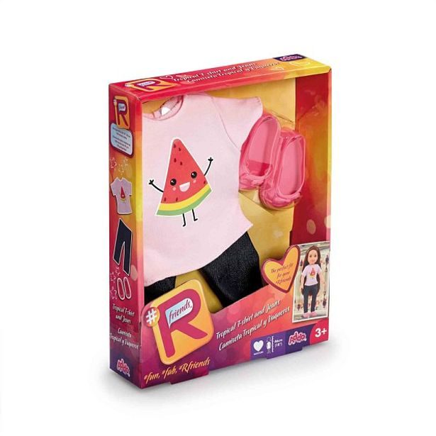 Obleček - Tropické tričko a džíny