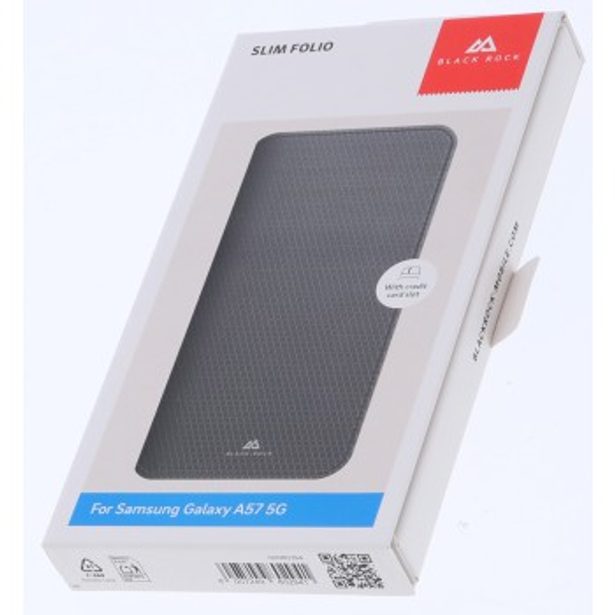 Black Rock Slim Folio, pouzdro-knížka pro Samsung Galaxy A57 5G, černé
