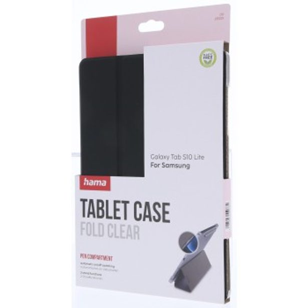 Hama Fold Clear, pouzdro pro Samsung Galaxy Tab S10 Lite 10,9", s přihrádkou na pero, černé