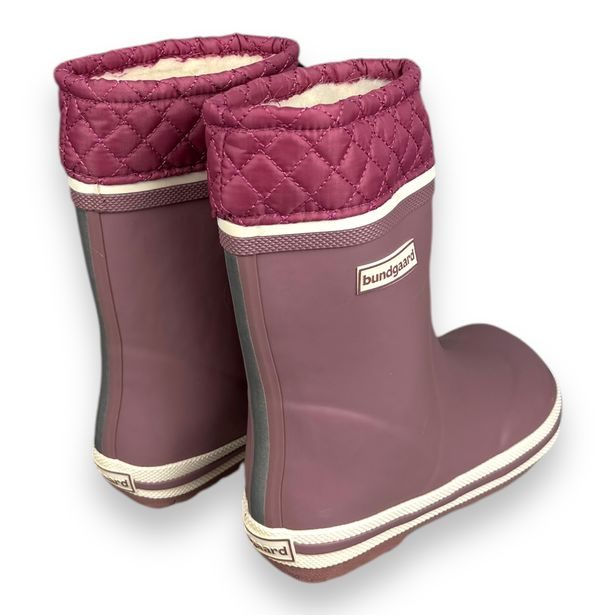 Dětské zateplené holínky Bundgaard Sailor High Warm Dark Rose