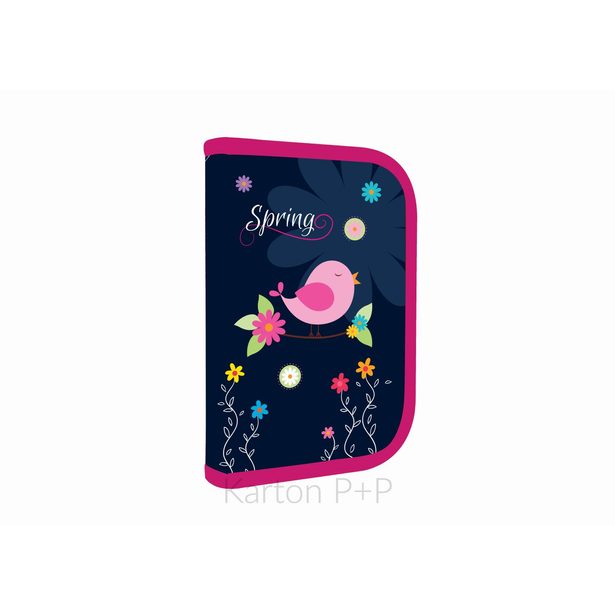 Penál 1 p. 2 chlopně, prázdný Spring 3-56717