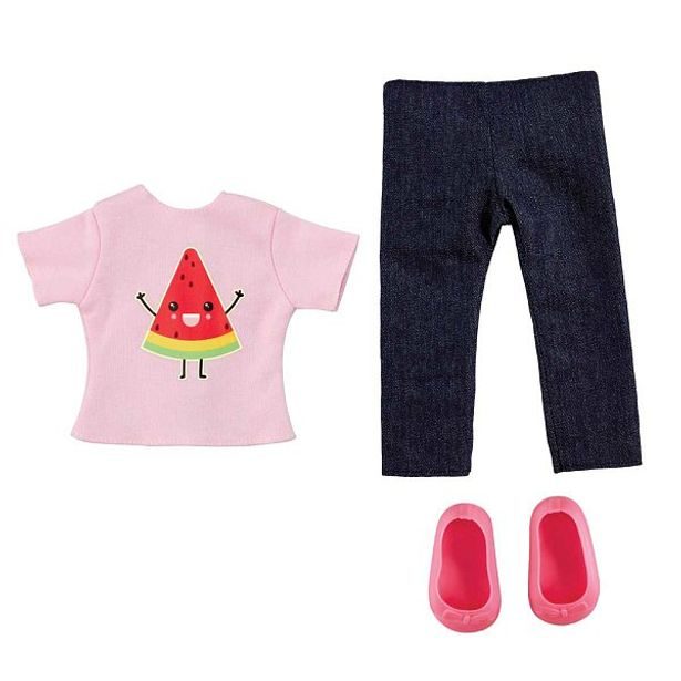 Obleček - Tropické tričko a džíny