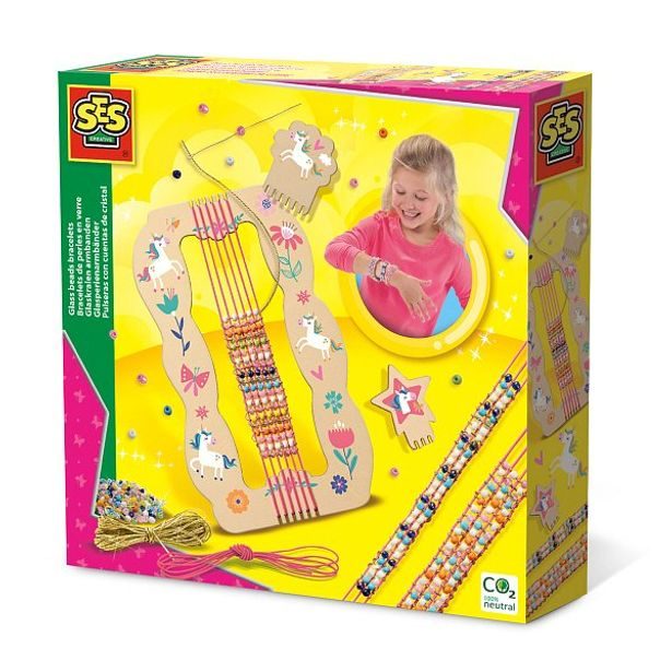 SES Výroba náramků ze skleněných korálků