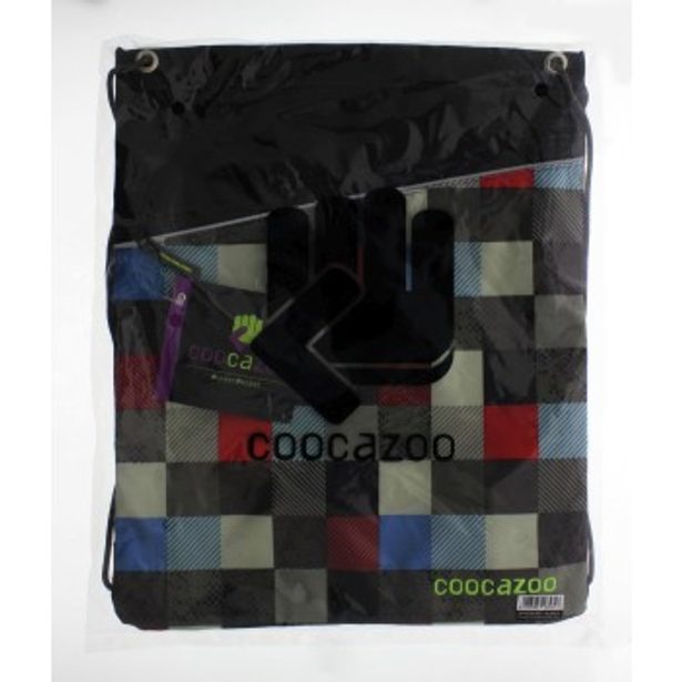 Športový vak na chrbát CoocaZoo RocketPocket, Checkmate Blue Red