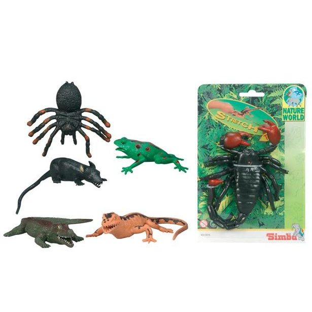 Gumové strečové potvory, 20-30cm, 6 druhů