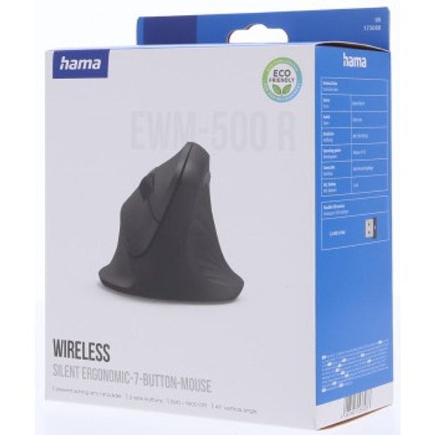 Hama vertikální ergonomická bezdrátová myš EWM-500R