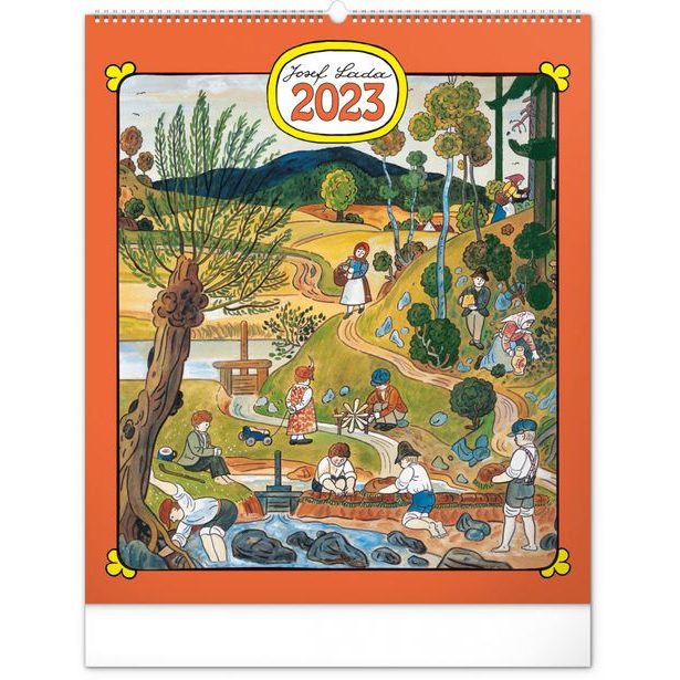 Nástěnný kalendář Josef Lada 2023, 48 × 56 cm Baagl