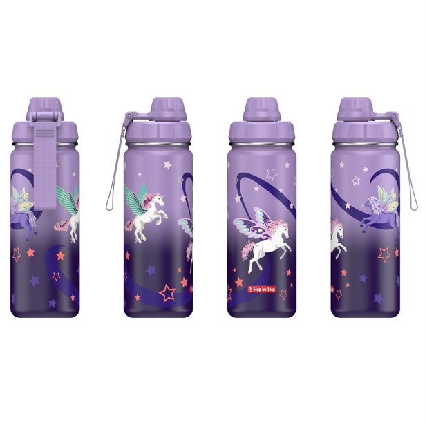 Izolovaná láhev na pití z nerezové oceli Step by Step 0,5 l, Dreamy Pegasus