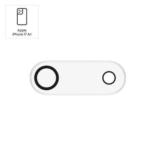 Hama Cam Protect, ochranné sklo fotoaparátu pro Apple iPhone Air, průhledné