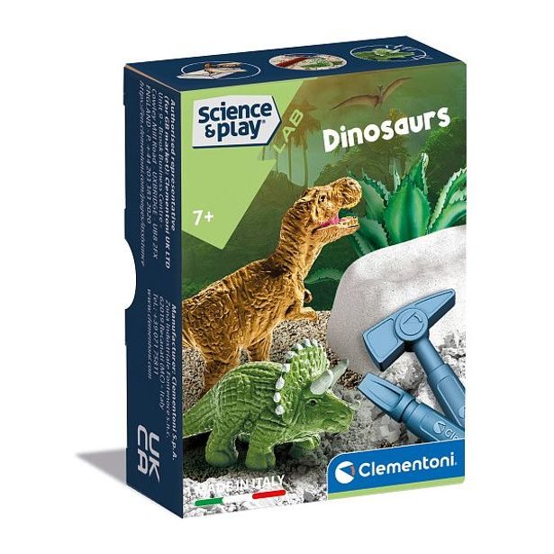 CLEMENTONI SCIENCE - Mini sada, Vykopávky - Dinosauři