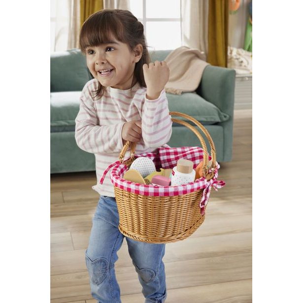 FP PIKNIKOVÝ KOŠ S DŘEVĚNÝMI DOBROTAMI