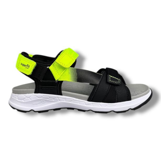 Dětské Superfit sandály 1-000580-0010 Schwarz/Gelb