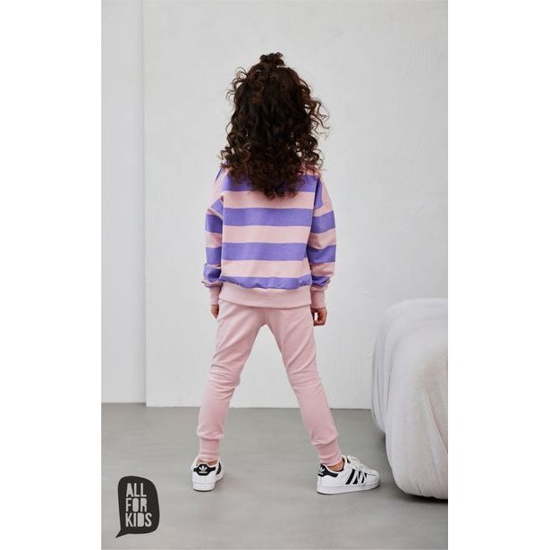 Dívčí mikina pruhovaná AFK - fialová