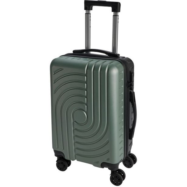 PROWORLD Cestovní kufr 55 x 33 cm zelená / šedá KO-S16400060