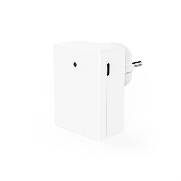Hama noční/orientační LED světlo, do zásuvky, 1x USB-A, 1x USB-C, soumrakový senzor