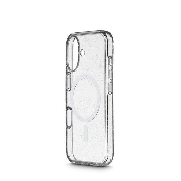 White Diamonds Mag Glitter, kryt pro Apple iPhone 17, magnetický, průhledný s třpytkami