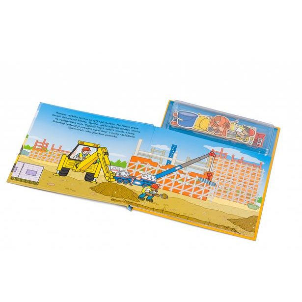 STAVBA ─ Knižka s magnetkami