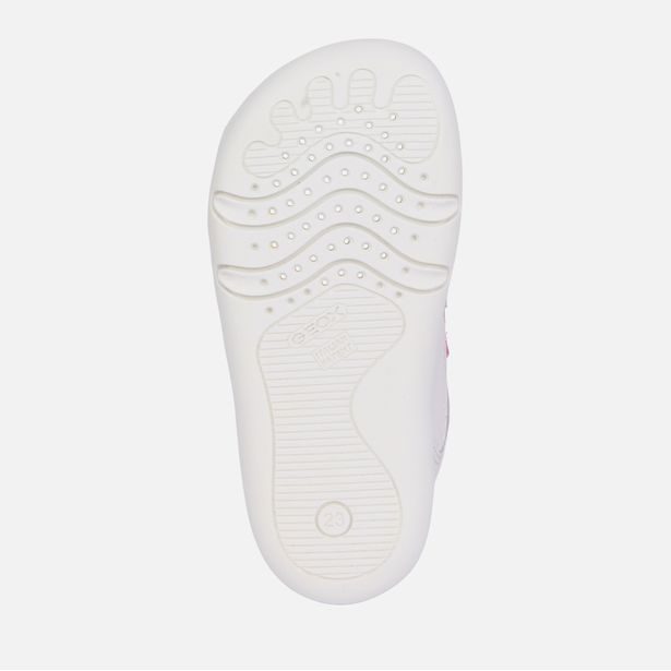 Bílé dívčí barefoot tenisky pro první kroky Geox Steppieup