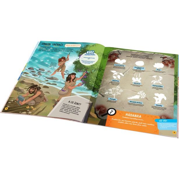 MISE PRAVĚK – Pátrej a lušti se samolepkami