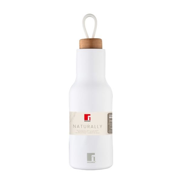 BERGNER Termoska lahev nerez NATURALLY 500 ml matná bílá BG-37763-WH