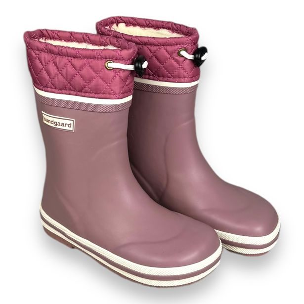 Dětské zateplené holínky Bundgaard Sailor High Warm Dark Rose